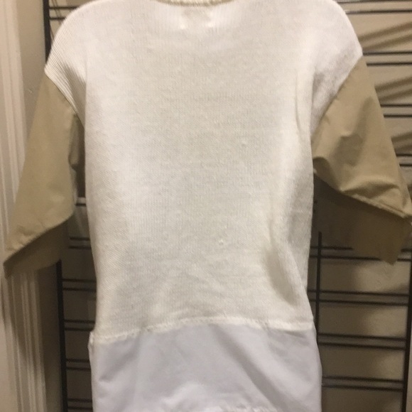 VTG S/M Sweater Medium Ramie Cotton Sweater, Cotton Sleeves, , PolyCotton - Picture 4 of 5